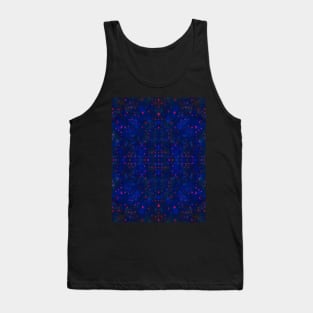 3D Abstract Symmetric Pattern Tank Top